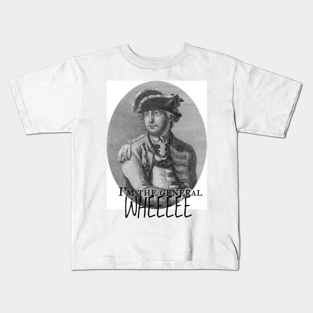 Charles Lee from Hamilton Kids T-Shirt by gremoline